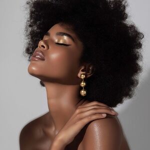 Gold Statement Earrings